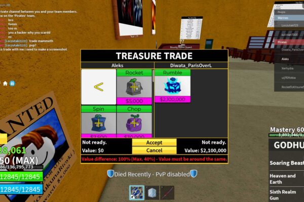 Blox Fruits Trading Values