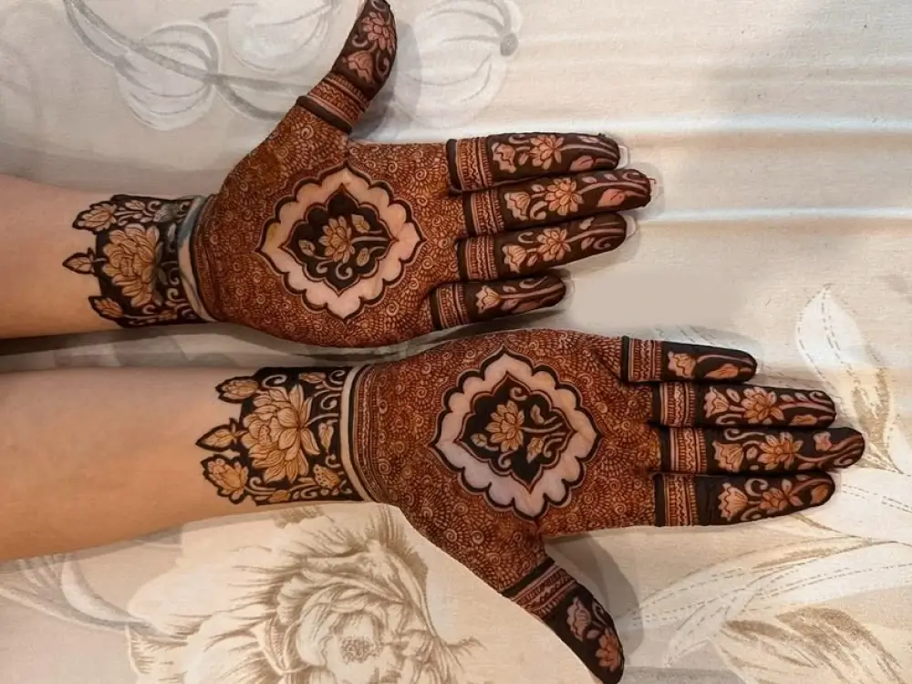 Royal Front Hand Mehndi Design